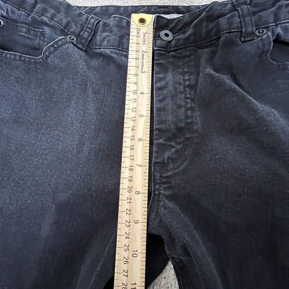 Chico's Platinum Boot Cut Fit Jeans The Ultimate Fit Black Chicos Size 2 Reg - Picture 6 of 7